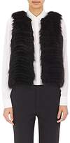 Thumbnail for your product : J. Mendel Women's Sequined-Embellished Fur Vest - Black