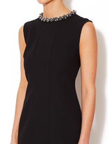 Thumbnail for your product : Magaschoni Wool Jewel Embellished Dress