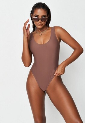 Chocolate Brown Swimsuit | Shop the world's largest collection of fashion |  ShopStyle