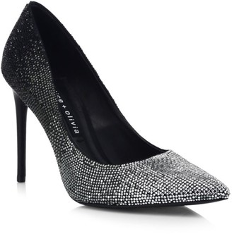 Alice + Olivia Calliey Ombre Embellished Pumps