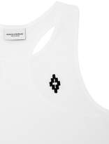 Thumbnail for your product : Marcelo Burlon County of Milan Logo Detail Cotton Jersey Tank Top
