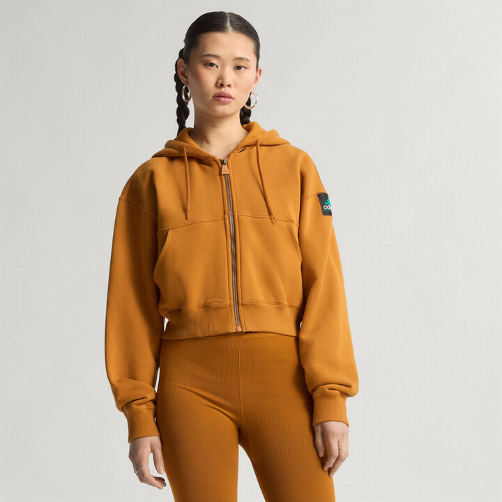 adidas Equipment Cropped Hoodie Craft Ochre XS Womens