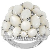 Thumbnail for your product : Judith Ripka Sterling Mother-of-Pearl Cluster Ring