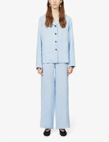 Thumbnail for your product : Sleeper Long-sleeved linen pyjama set