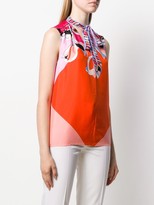 Thumbnail for your product : Emilio Pucci Pussy Bow Sleeveless Blouse