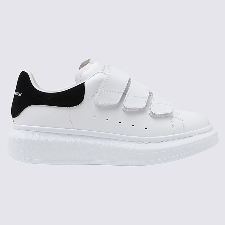 Alexander McQueen White Leather Oversized Velcro Strap Sneakers Size 36 Alexander  McQueen | TLC