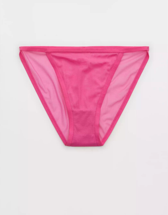 aerie SMOOTHEZ Mesh High Cut Bikini Underwear ShopStyle Panties