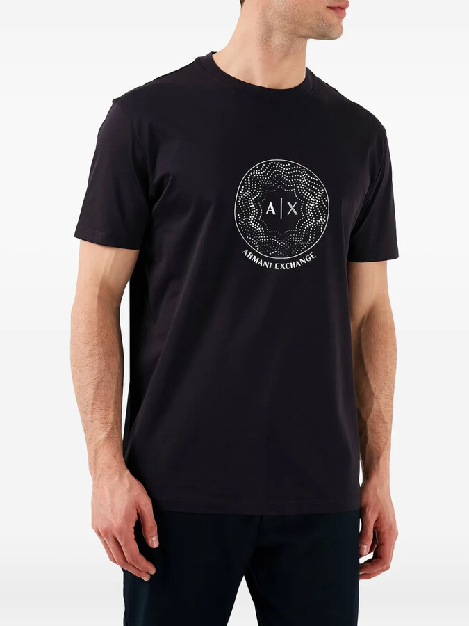 Armani Exchange logo-print T-shirt