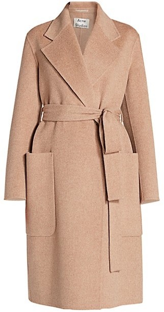 witchery luxe wrap coat