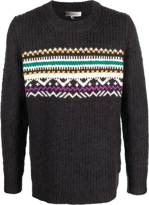 Farfetch Herren Kleidung Pullover & Strickjacken Pullover Jacquard Pullover Fair isle-jacquard jumper 