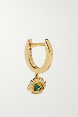 Delfina Delettrez 18-karat Gold Emerald Earring - One size