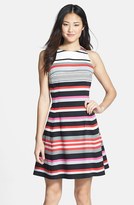 Thumbnail for your product : Maggy London Print Cotton Sateen Fit & Flare Dress
