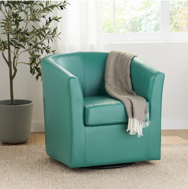 Streamdale Furniture Corley Club Chair: Swivel Barrel Chair