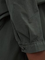 Thumbnail for your product : Toogood The Botanist Stand-collar Cotton-poplin Shirt - Dark Green