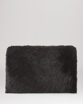 Thumbnail for your product : Whistles Clutch - Faux-Fur