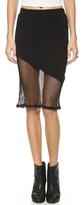 Thumbnail for your product : Monrow Fishnet Skirt
