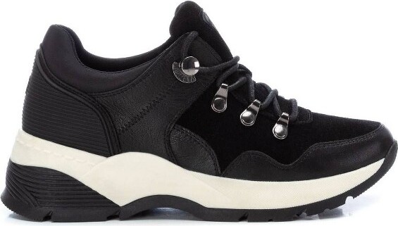 CarmelaWomen'sCasualSneakers160155Leather-Black,6