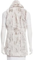 Thumbnail for your product : Alice + Olivia Faux Fur Fitted Vest