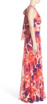 Thumbnail for your product : Eliza J Floral Print Halter Maxi Dress