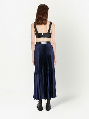 Christopher Kane Cut-Out Pleated Dress