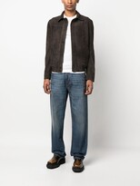 Thumbnail for your product : Salvatore Santoro Button-Fastening Suede Jacket