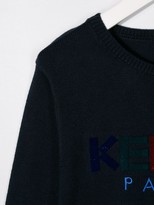 Thumbnail for your product : Kenzo Kids Embroidered And Flocked Logo Sweater