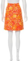 Thumbnail for your product : Michael Kors Patterned Knee-Length Skirt