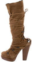 Thumbnail for your product : Bottega Veneta Sued e Knee-High Boots