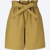 Thumbnail for your product : Uniqlo WOMEN Belted Shorts