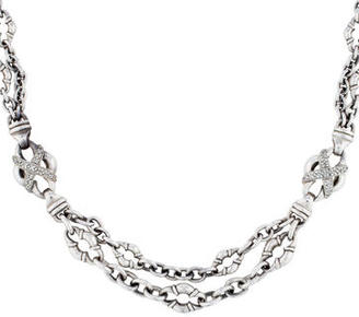 Scott Kay Diamond 'X' Chain Necklace