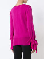 Thumbnail for your product : Adam Lippes Crewneck sweater with bell sleeve