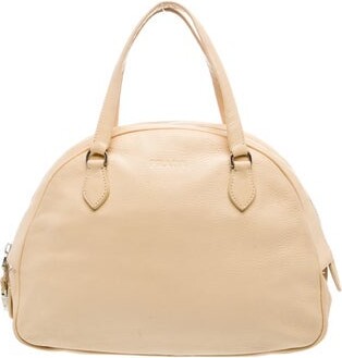 Prada Vitello Daino Leather Top Handle Bag