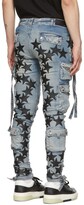 Thumbnail for your product : Amiri Blue Chemist Star Tactical Cargo Pants