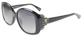 Thumbnail for your product : Lanvin SLN552 700X Black With Stones Sunglasses Grey Gradient Lens