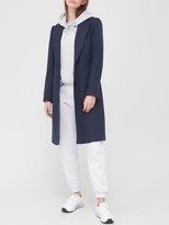 Thumbnail for your product : Very Longline Single Breasted Coat Navy