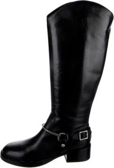 Sigerson Morrison Leather Riding Boots - ShopStyle