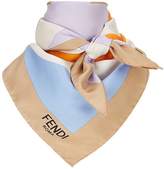 Thumbnail for your product : Fendi geometric logo square scarf