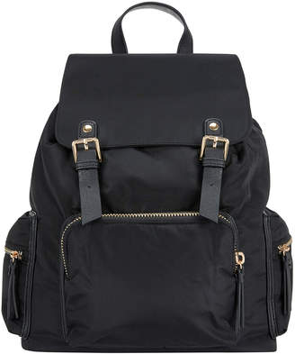 Accessorize Nylon Double Tab Backpack