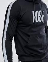 Thumbnail for your product : ASOS Rose London Track Hoodie In Black With Reflective Stripe Exclusive To