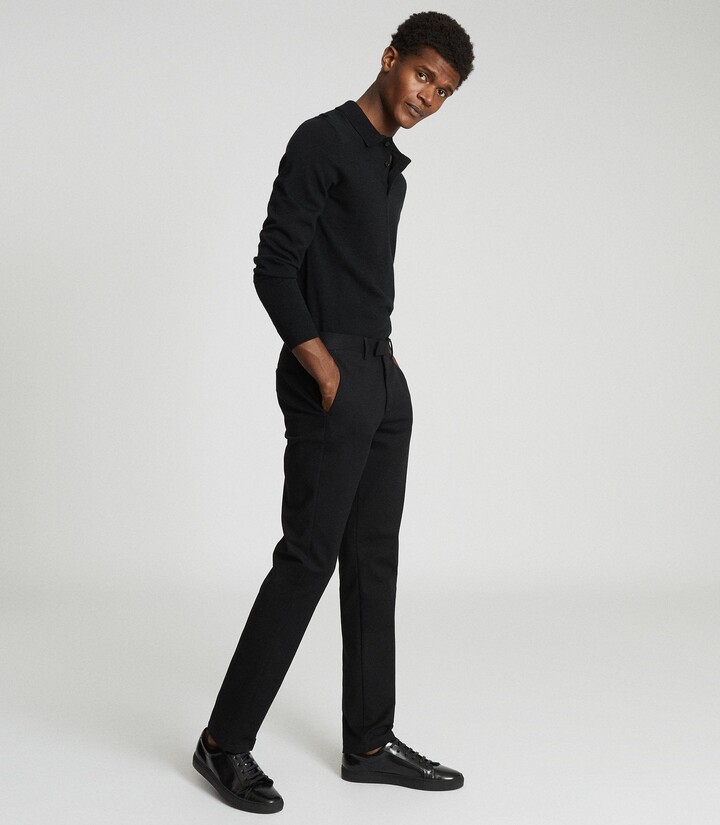 Mens Black Skinny Fit Trousers | Shop the world's largest collection of  fashion | ShopStyle