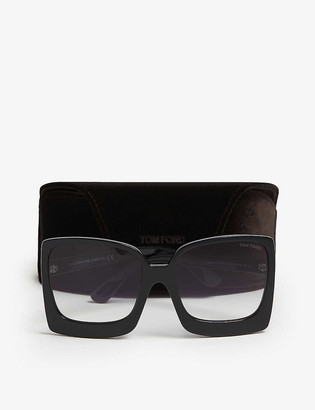 Tom Ford Katrine square-frame sunglasses - ShopStyle