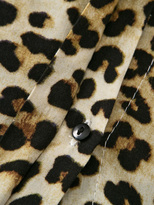 Thumbnail for your product : Choies Leopard Print Long Sleeve Shirt With White Collar