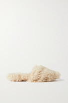 Contessa Faux Fur Slippers - Cream 