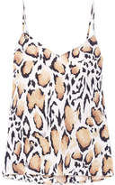 Thumbnail for your product : Equipment Layla Leopard-print Silk Crepe De Chine Camisole