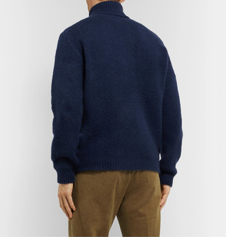 Massimo Alba Milton Brushed-Cashmere Rollneck Sweater