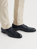 Thumbnail for your product : Brioni Lukas Full-Grain Leather Tasselled Loafers - Men - Blue - UK 9