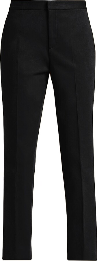 Fabiana Filippi Women's Gabardine Straight-Leg Trousers - Nero - Size 2
