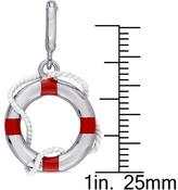 Thumbnail for your product : Laura Ashley Enamel-Plated Sterling Silver Lifebuoy Charm
