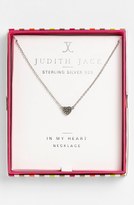 Thumbnail for your product : Judith Jack 'Mini Motives' Reversible Heart Pendant Necklace