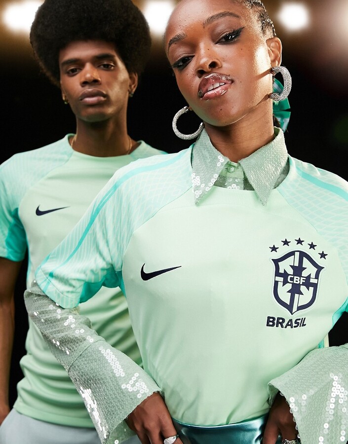 Nike Football World Cup 2022 Brazil unisex tshirt in green ShopStyle Activewear Tops
